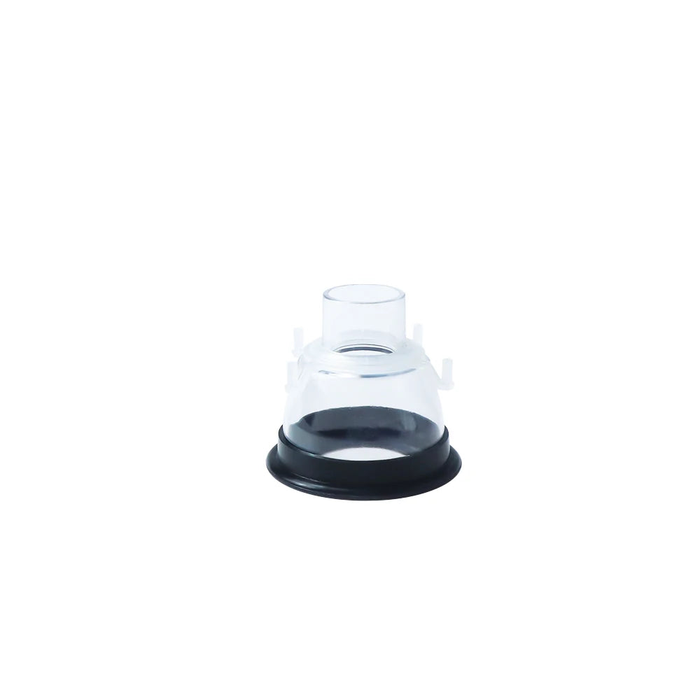 Animal Anesthesia Mask Medical Grade PVC Transparent Dome With Silicone Protective Film Fixing Ring For Pet Veterinary Equipment