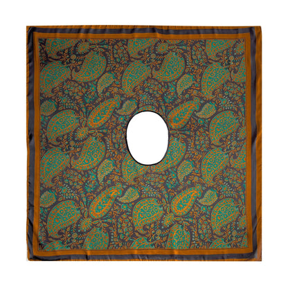 Women's Satin Silk Scarf Multi-Way Wrap, UPF 50+ Sun Veil & Beach Pareo, Lightweight Cover-Up Shawl
