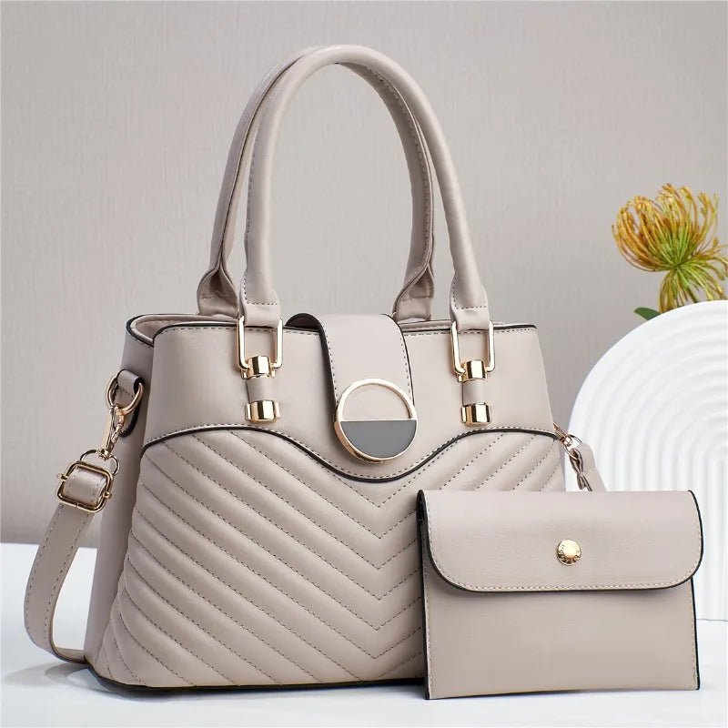 Women's Large Capcity Handbag Purse Crossbody Bags for Female 2024 Luxury Design Casual Tote Bags Soft Leather Shoulder Sac