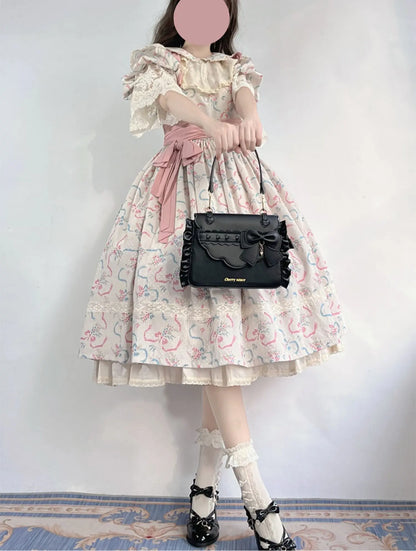 Sweet Ita Bag 2026 Elegant Lolita Bag Ladies Cute Girls Bow Crossbody Bag Popular JK Uniform Shoulder Bag Autumn Bolso Сумка
