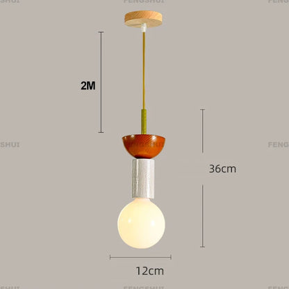 Fast Shipping Nordic Wood LED Pendant Lights Kitchen Home Decor Hanging Lamp Restaurant Ceiling Chandelier Lustre Light Fixture