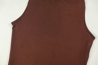 Weird Puss Ruched Bandage Patchwork Jumpsuits Women Solid Fashion o-Neck Sleeveless Skinny Stretch High Street Style Overalls