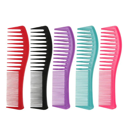 Double Head, Dense Teeth, Flat Comb, Large Teeth Comb, Hairdressing for Oil Head, Large Back