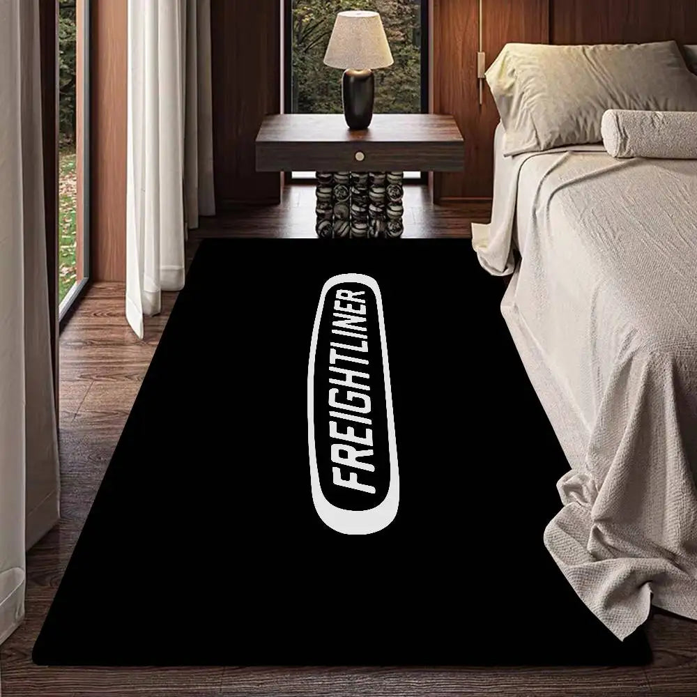 F-FreightlinerS Hallway Carpet Non-Slip Laundry Room Mat Laundry Decor Balcony Child Living Room Bedside Area Rugs