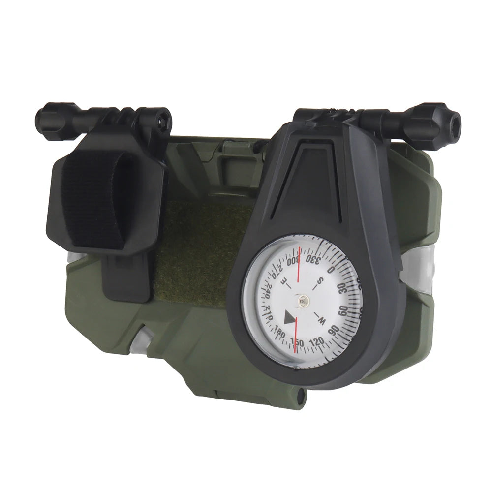 Tactical Militar Outdoor Survival Compass for MOLLE Mobile Phone Holder Navigation Board Foldable Admin Panel Hunting Vest Gear