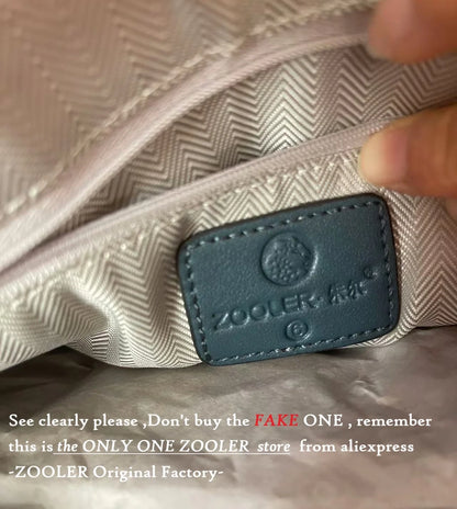 New Arrived ZOOLER Woman Genuine Leather Bag Real Skin Female Shoulder Bags for Business Ladies Top Handle Handbags Purse#wg383