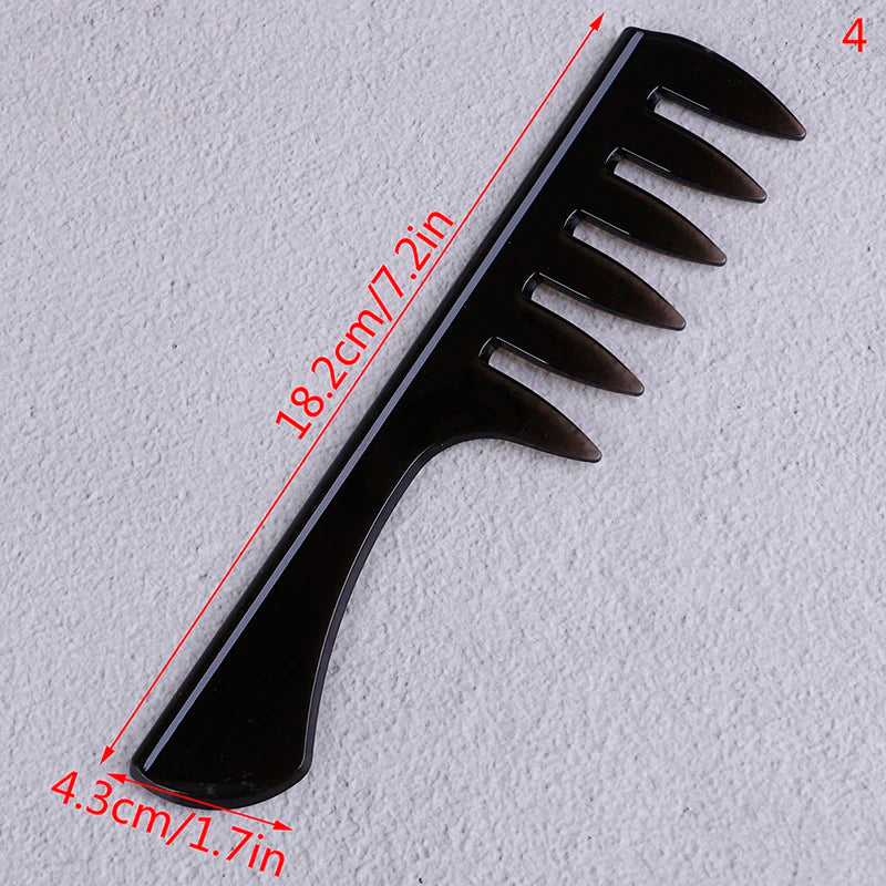 Oil Hair Comb Wide Teeth Hair Comb Classic Oil Slick Styling Hair Brush For Men