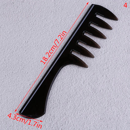 Oil Hair Comb Wide Teeth Hair Comb Classic Oil Slick Styling Hair Brush For Men