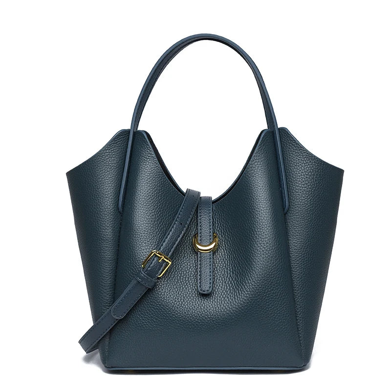 100% Genuine Cow Leather Handbag Women Fashion Elegant Crossbody Bags for Ladies Small Hand Bag Cowhide Shoulder Bags Designer
