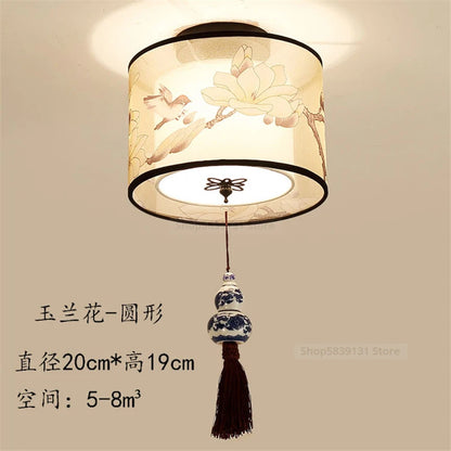 Classical Simple Chinese Style Ceiling Lights Round Square Led Ceiling Light Fixtures Morden Home Decor for Living Room Lights