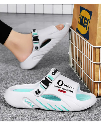Male Flip Flops Massage Slippers Indoor Beach Clogs Outdoor Comfortable Sandals Soft Slides Men Casual Shoes Women Home Slippers