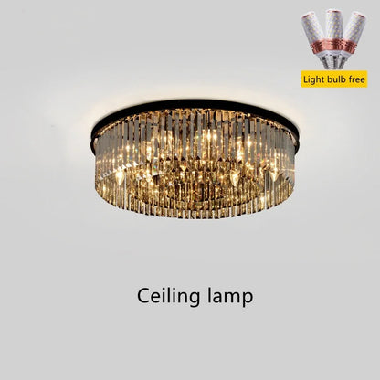 Nordic Designer Luxury Ceiling Chandeliers Modern LED Crystal Pendant Lights for Bedroom Living Room Light Fixtures