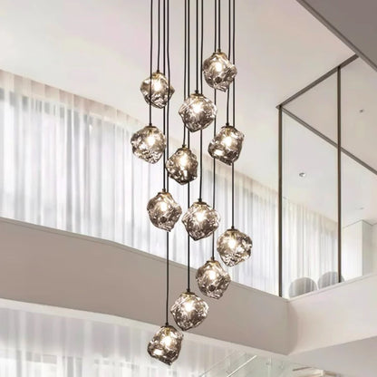 Modern home decor led lights pendant light lamps forstaircase Chandeliers for living room hanging light indoor lighting