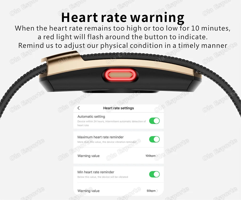 2026 Health Smart Bracelet Heart Rate Blood Oxygen Monitor Pedometer Sport Fitness Electronic Bracelet Men Women Smartwatch Hw12