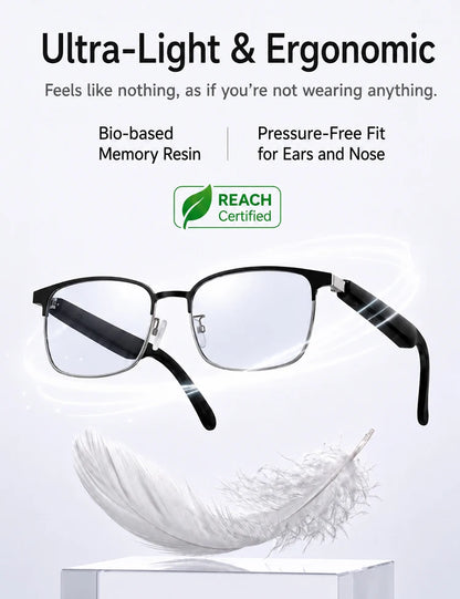 Smart Color Changing Touch and Voice Control AI Glasses