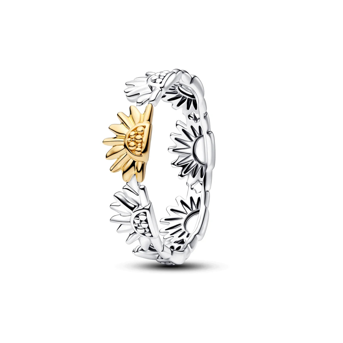 Luxury Original 925 Sterling Silver Heart Bow Pearl Flower Four Leaf Clover Ring fit Women's Fine Jewelry Valentine's Day Gifts
