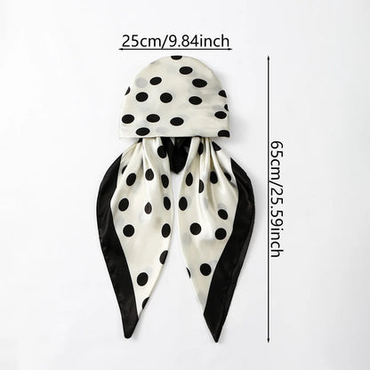 New Muslim Instant Satin Hijab Cap Scarf Printed Turban Hair Bonnet Turban Headwrap For Sleeping Elastic Hair Bonnet Bandana
