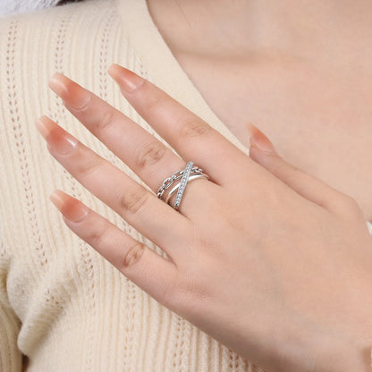 925 Sterling Silver Three-Ring Stackable Ring for Women Simple Fashion Design Fine Jewelry Perfect for Birthday Party Gift 2026