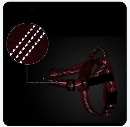 Personalized Reflective No Pull Harness for Small Medium Dog Washable Explosion-proof Comfort Dog Harnesses Pechera Para Perro