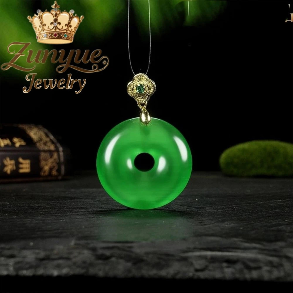 Natural Colorful Cat's Eye Stone Pendant Necklace Elegant Fashion Daily Wear Luxury Quality Fine Jewelry For Women Unisex Gift