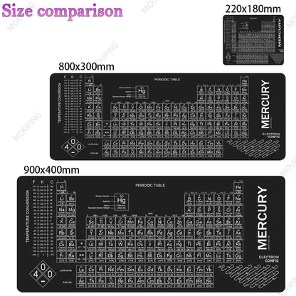Grid Desk Mat Black Mouse Pad Gamer Laptop Office Carpet Big Mousepad Xxl Anime Computer Tables Rubber Mouse Pad Large Deskmat