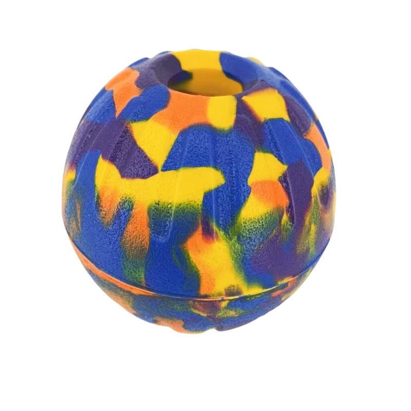 7/9cm Eva Hollow Dog Rubber Ball Can Float On The Water Surface Indestructible Dog Balls Funy Training Ball Chewing Toy For Dogs