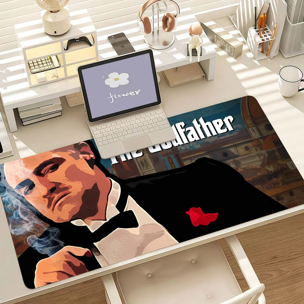 Movie The G-godfather Mouse Pad Anti Slip Rubber Edge Locked Thickened Laptop Gaming Desk Mat