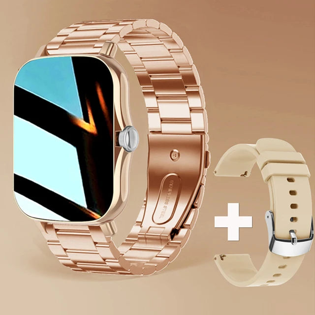 2026 New Smart Watch Android Phone 1.44''Inch Color Screen Bluetooth Call Blood Oxygen/Pressure Monitoring Smart Watch Women Men