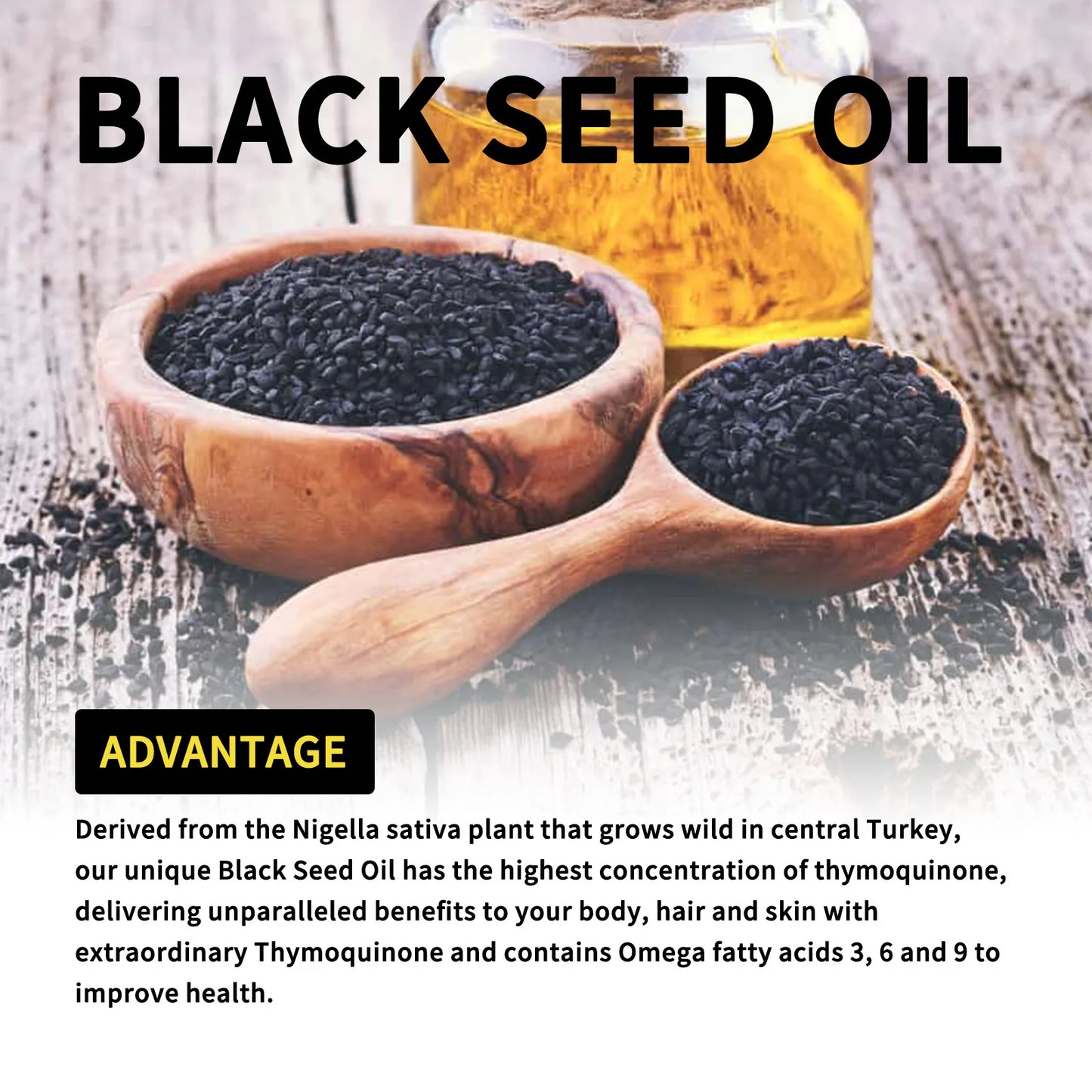 EELHOE Black Seed Oil Natural Organic Scalp Care Baldness Treatment for Damaged Hair Growth Products Dense Anti Hair Loss Oil