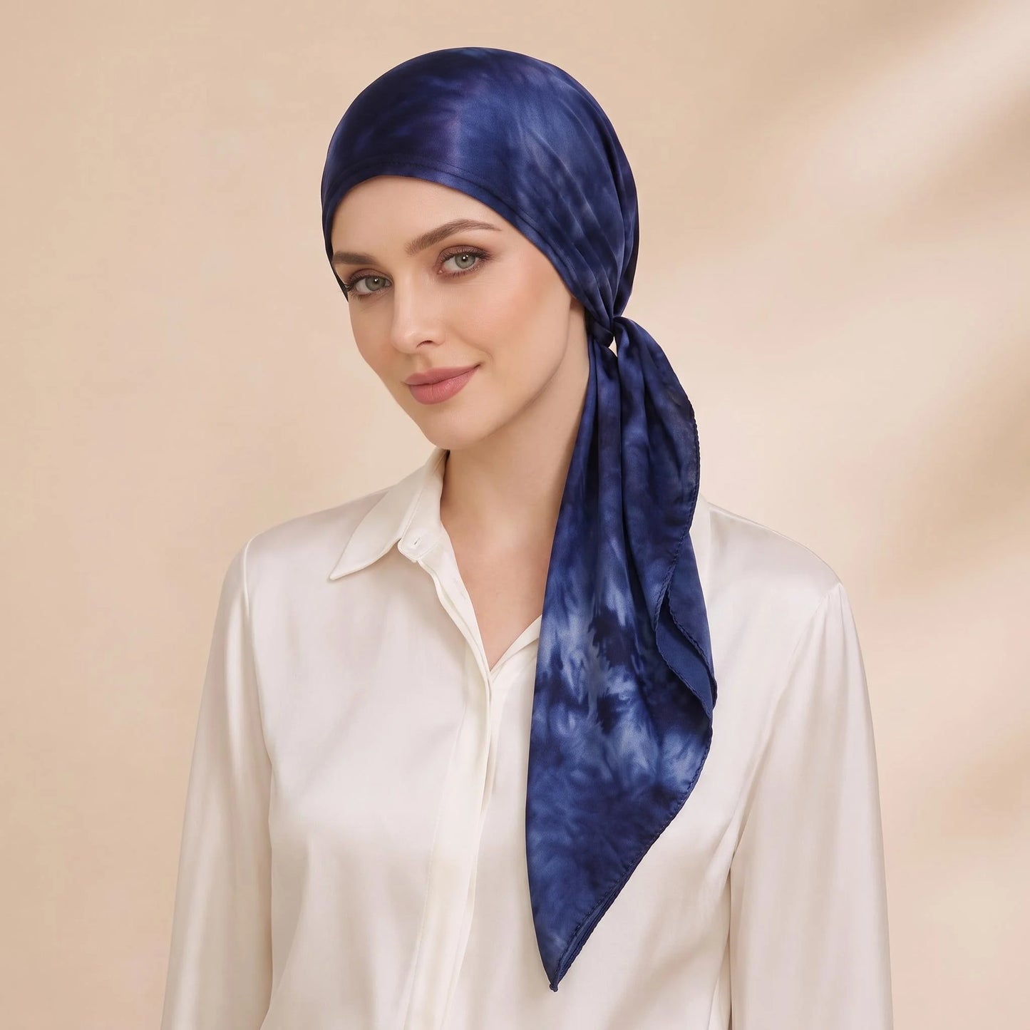 Women's Muslim Hijab Cancer Chemo Caps Fashion Print Turban Cap Hair Loss Headscarf Soft Elastic Hijab Scarf Headwear