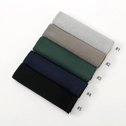 New Big Size Solid Rayon Modal Hijab Scarf Women Muslim Headscarf Wraps Shawl Femme Musulman Headband Islamic Turban 190*85cm