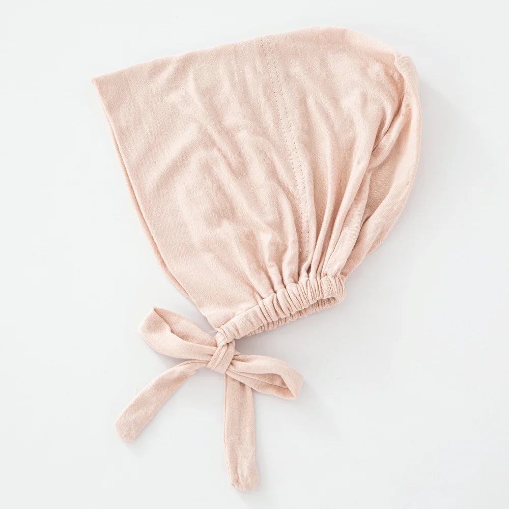 82 Colors Tie-Back Undercaps Fashion Women's Inner Hijab Muslim Cap Bonnet Plain Islamic Cotton Spandex Jersey DEW Underscarf