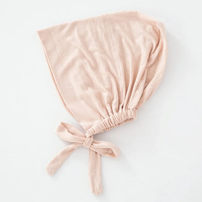 82 Colors Tie-Back Undercaps Fashion Women's Inner Hijab Muslim Cap Bonnet Plain Islamic Cotton Spandex Jersey DEW Underscarf