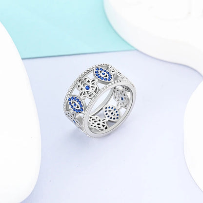 Rings Hot Sales 925 Sterling Silver Love Heart Sun Moon Star Iris Adjustable Rings For Women Wedding Birthday Party Jewelry Gift