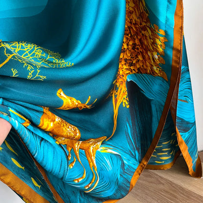 New 2025 Dubai Abaya For Women Summer Short Sleeve Cotton Dress Gold Stamping Loose Lady Maxi Islam African Dress With Big Scarf