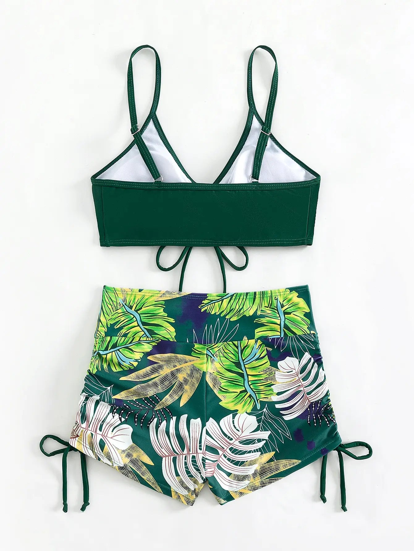 Drawstring Front Shorts Bikinis 2026 High Waist Swimsuit Women Swimwear Female Bathers Bathing Swimming Swim Suit Beachwear