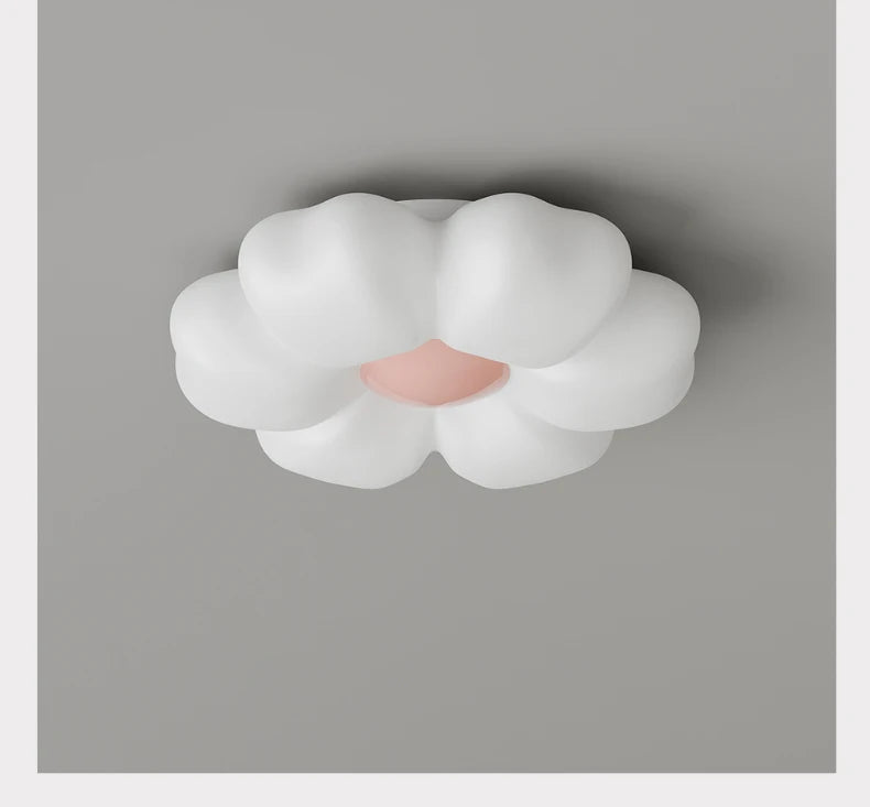 Children's Room Flower Ceiling Lights Pink Flower Princess Room Light Warm Romantic Girl Bedroom Nursery Baby Room Ceiling Lamps