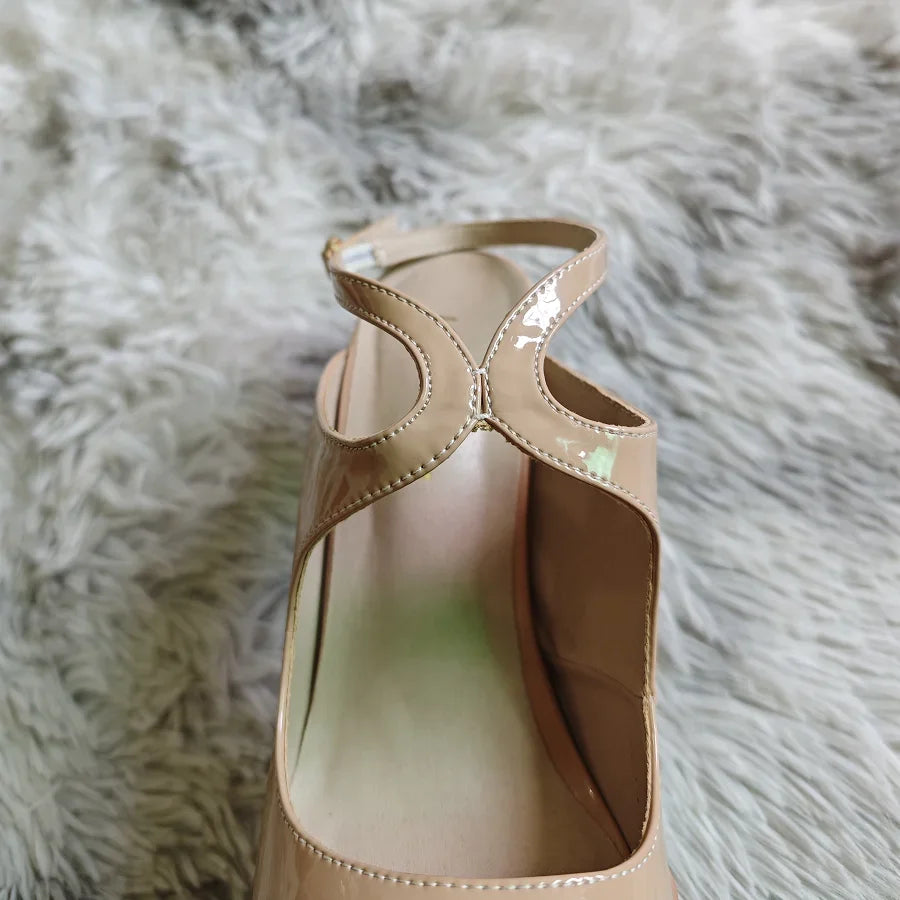 Women Sandals Hollow Jazz Dance Sexy Pumps 11cm Pointed Toe High Heels Ankle Strap Stilettos Nighclub Party Dress Wedding Shoes
