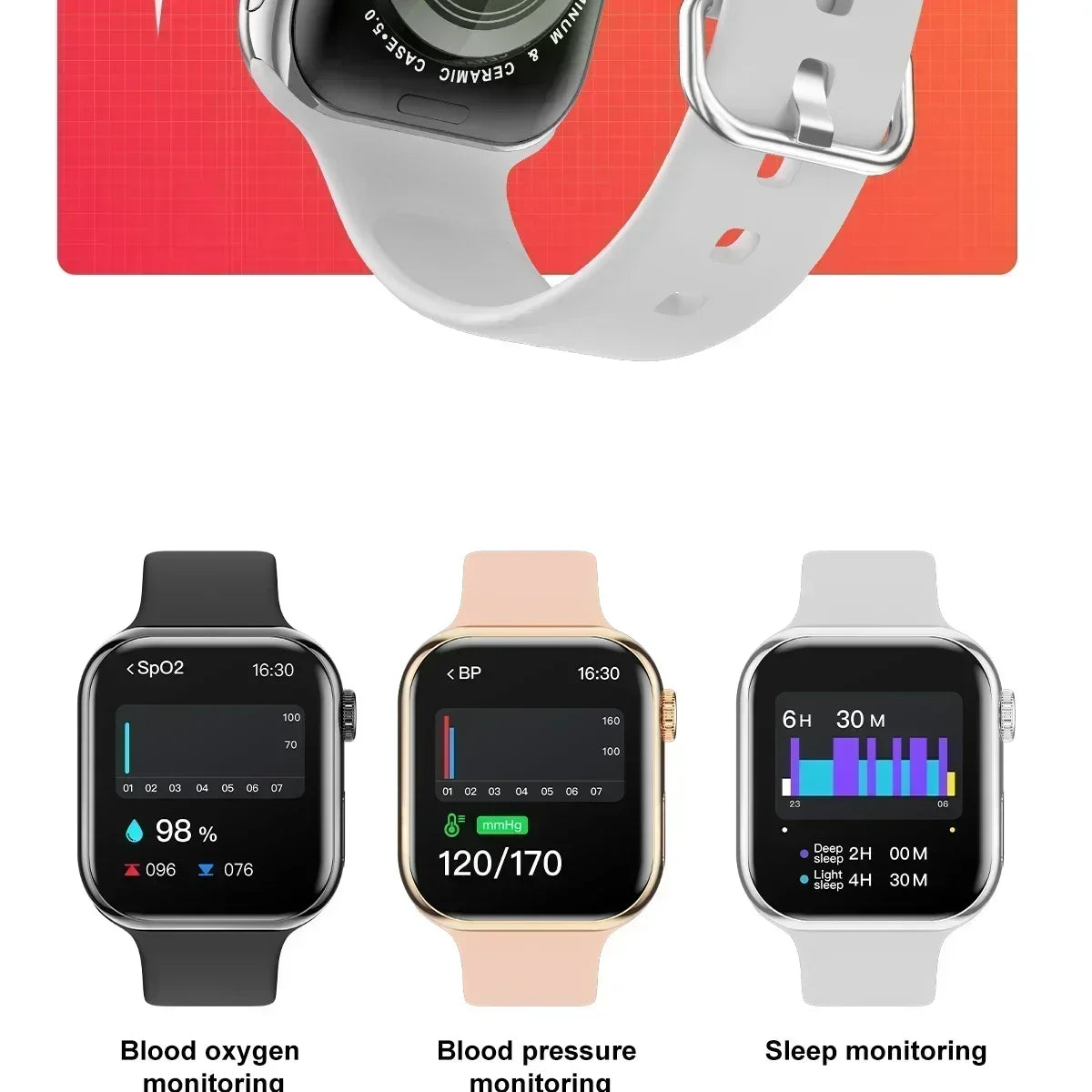 2026 Series 10 Watch 10 GPS Smart Watch Memory Music Video Bluetooth Call Heart Rate Waterproof NFC Smartwatch For Apple Android
