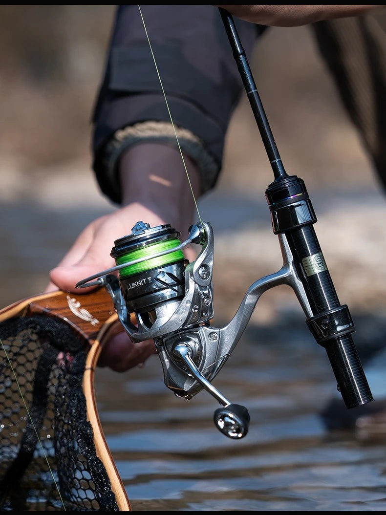 Ultralight Carbon Spinning Reel 1000S–1200S 5.2:1 Gear Ratio 9kg Max Drag  Micro Lure Fishing Reel for Freshwater   Saltwater
