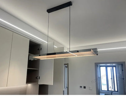 LED Chandelier Pendant lights restaurant lights Nordic modern minimalist office long bar dining room chandeliers kitchen lamps