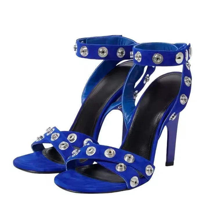 2025 Strappy Knee High Sandals Women Back Lace Up Sexy Female Hollow Cross Strap Sandals Boots Sexy Fashion Open Toe Pumps 44