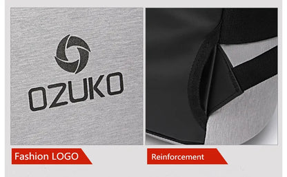 OZUKO Garment Bag Multifunction Men Suit Storage Large Capacity Luggage Handbag Male Waterproof Travel Duffel Bag Shoes Pocket