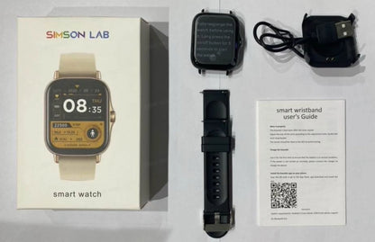 2026 New Smart Watch 1.44''HD Screen Bluetooth Call Sleep Blood Oxygen Pressure Health Monitoring Watches For Women Men