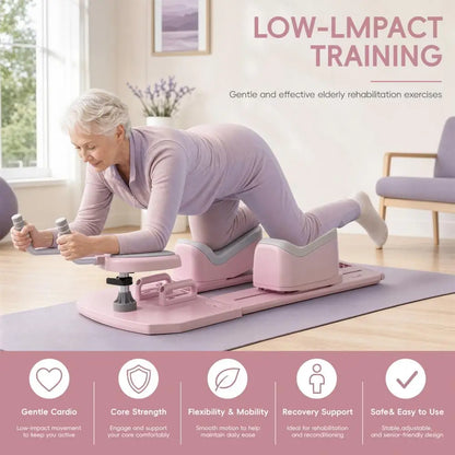 Full Body Fitness Trainer, T Posture Correction Adjustable Weigh Loss Crawling Trainer, Spine Twist And Stretch Equipment