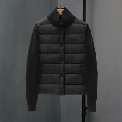 Winter Women's Jacket Thick Warm Short Parka Black Coats Woman Parkas Elegant Zipper Cotton Jackets Coat Female New