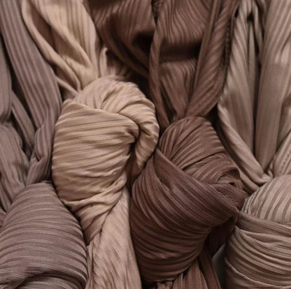 Ribbed Jersey Hijab Muslim Plain Scarf Crepe Hijab Scarf Soft Islamic Shawls Wraps Headband Voile Femme Musulman