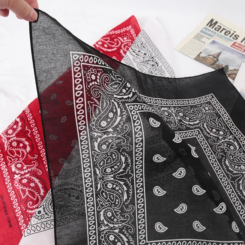 21 Colors Summer Ip Hop Bandana Casual Elegant Thin Breathable Neck Women Head Wrap Hair Scarves Shawl for Women/Men/Boys/Girls