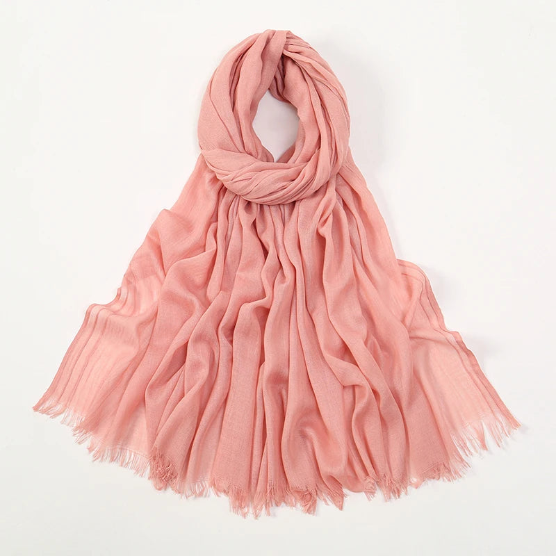 55 Color 110x180cm Big Size Modal Muslim Jersey Hijab Women Solid Scarf Ramadan Long Shawl Plain Soft Turban Wraps Headband