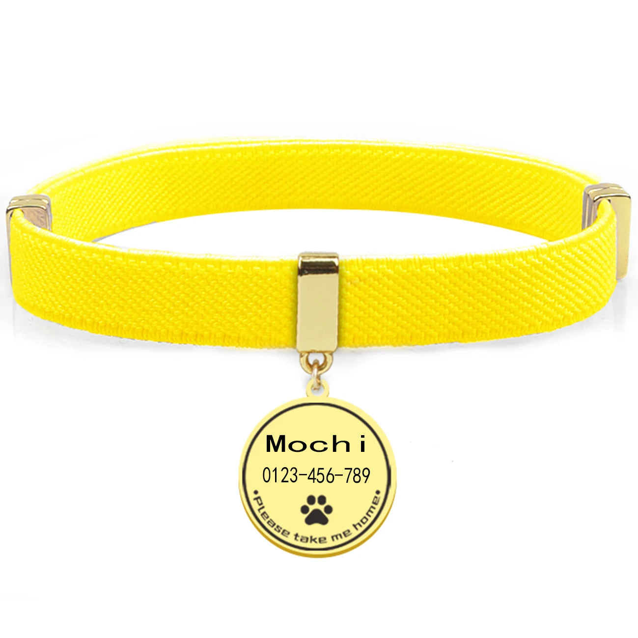 Cute Customized Cat Collar Round Metal Name Tag Breakaway AirTag Kitten Collars Adjustable Pet Collars for Cats and Puppies Dogs